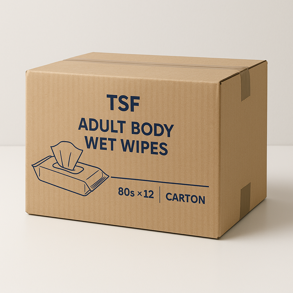 Adult Body Wet Wipes – 80s × 12 (Carton) [MOCK UP]