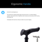 Agegracefully Ergonomic Handle for Smart Walking Stick Singapore Features