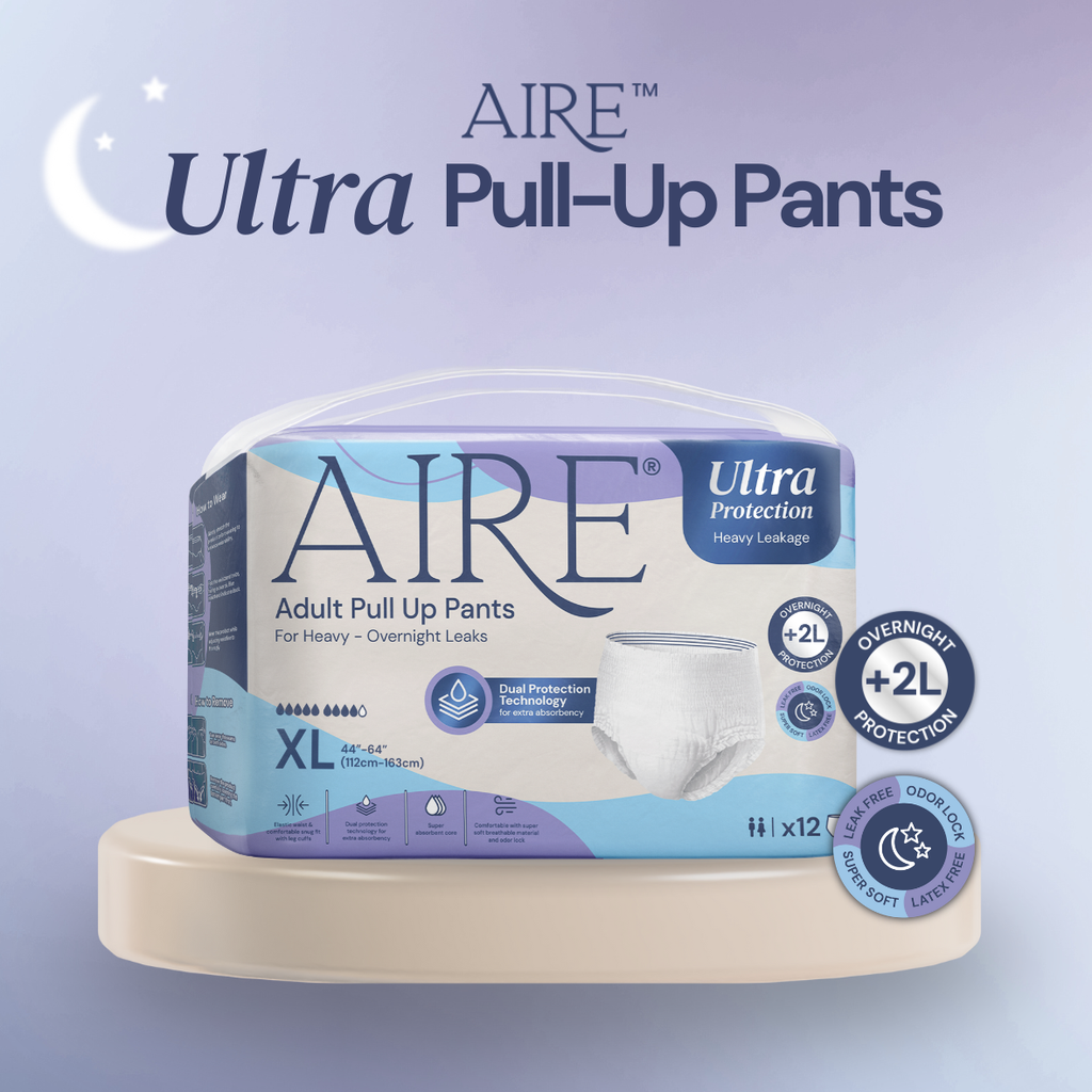 Aire Adult Ultra Pullup Pants Diaper Size Xtra Large Pack Singapore