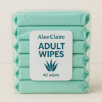 Aloe Caire Adult Wipes – 40s × 6 (Multipack) [MOCK UP]