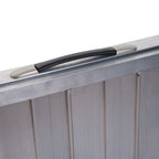 Lightweight Bifold Wheelchair Ramp  for seniors and elderly carrying handle zoon in view