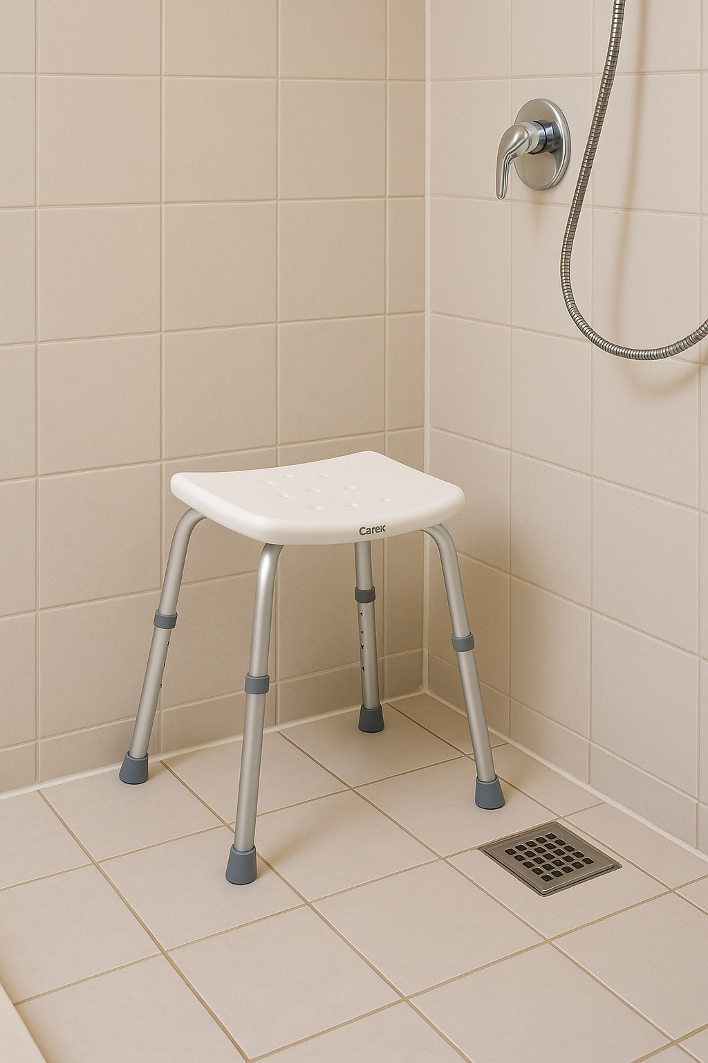 Carexus Foldable Shower Stool [MOCK UP]