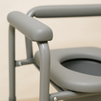 Driveon Deluxe Padded Commode Chair with Armrests [MOCK UP]