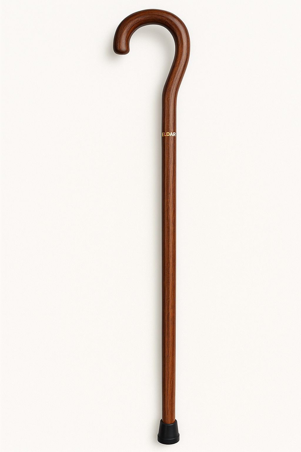 Eldar Wooden Walking Stick – Classic Curved Handle [MOCK UP]