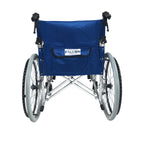 Elfigo Lightweight foldable aluminium Wheelchair rear view Singapore