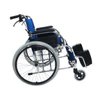 Elfigo Lightweight foldable aluminium Wheelchair side view Singapore