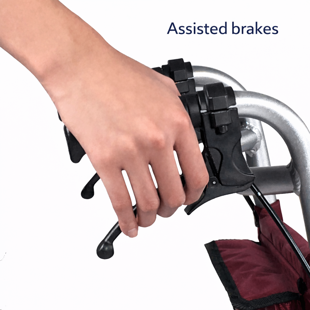 Elfigo Micro Transit Chair with Travel Bag Assisted Brakes