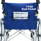 Elfigo Lightweight foldable aluminium Wheelchair large rear pocket Singapore