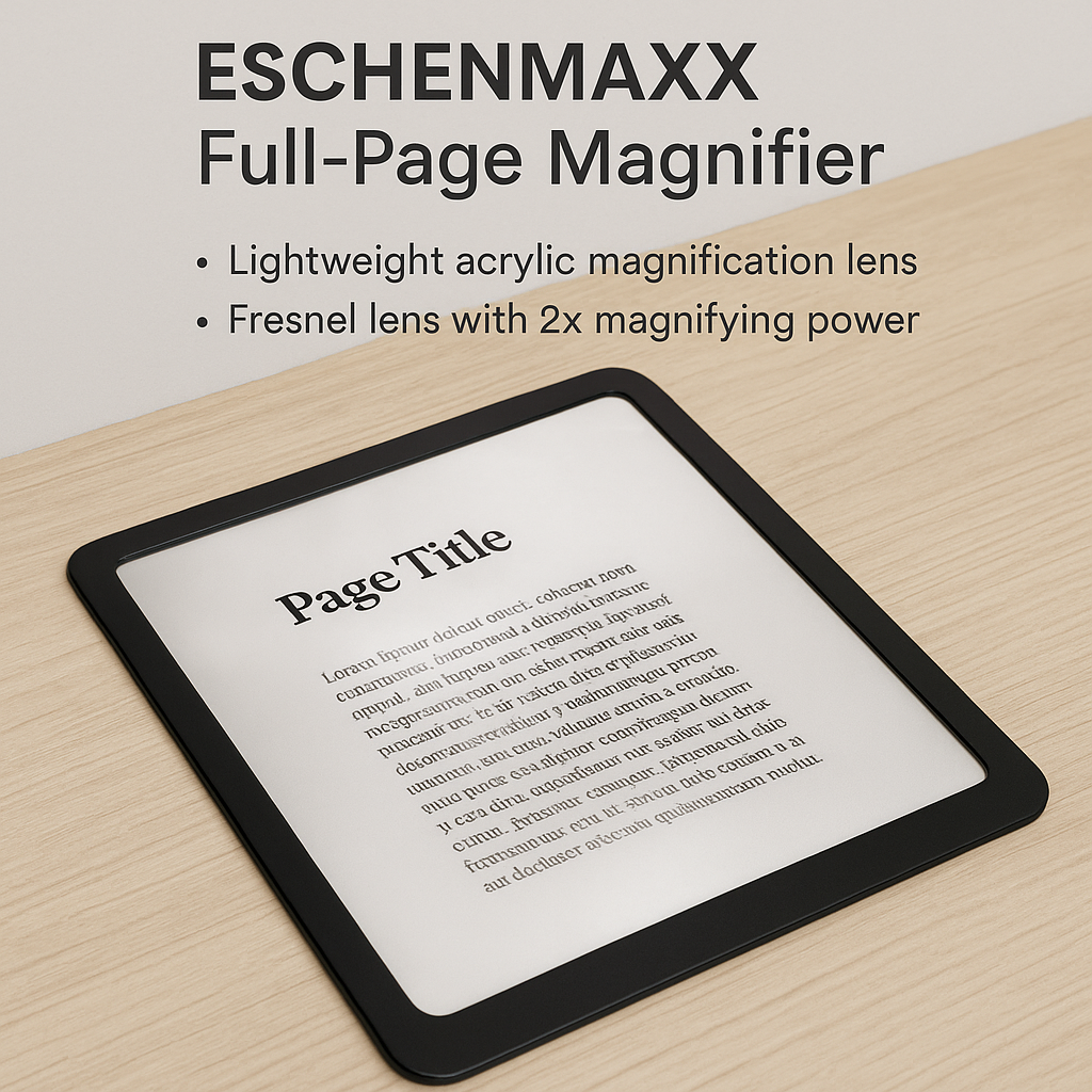 Eschenmaxx Full-Page Magnifier [MOCK UP]