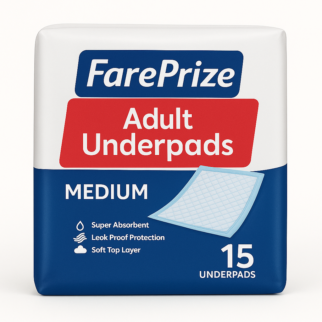 FarePrize Adult Underpads – M15 [MOCK UP]