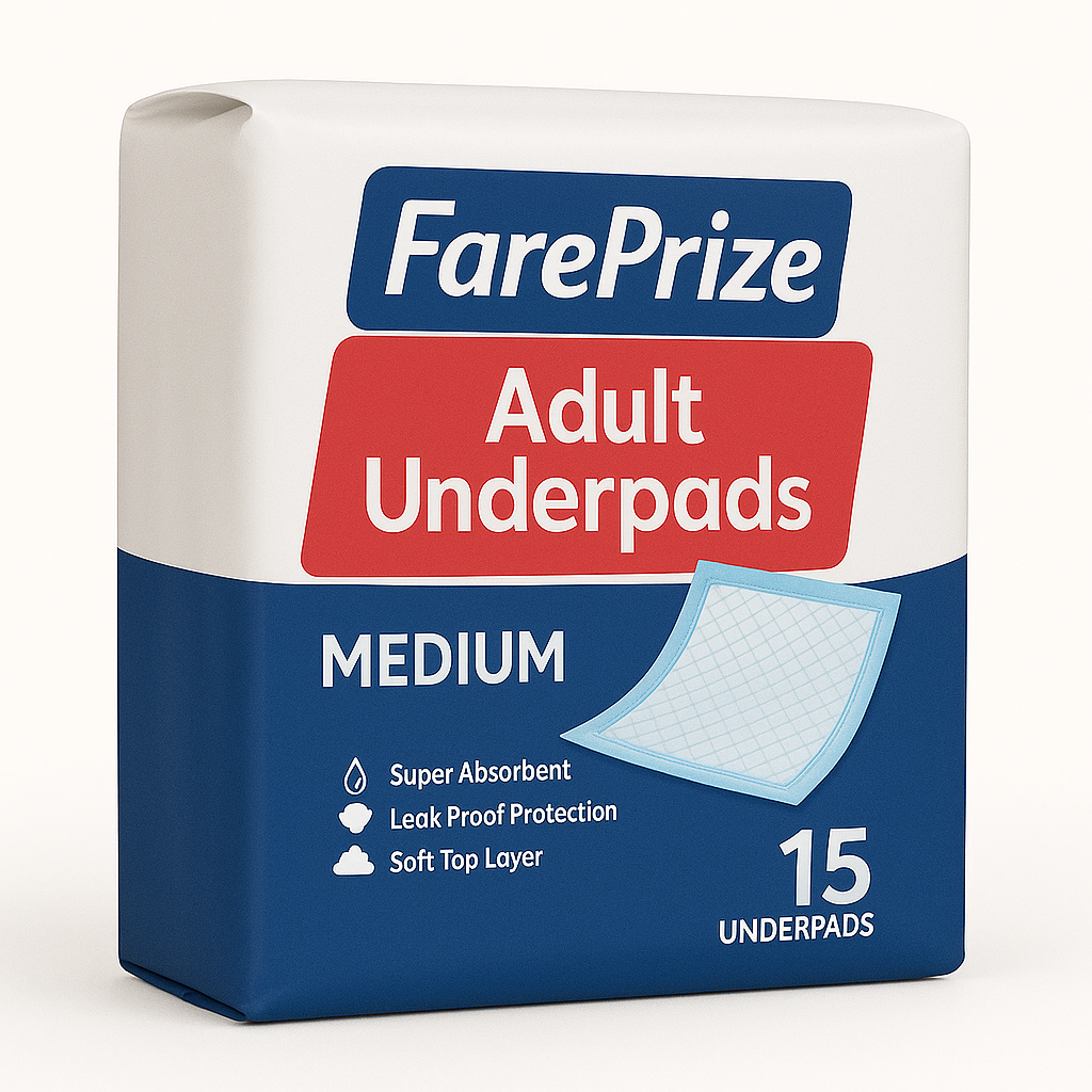 FarePrize Adult Underpads – M15 [MOCK UP]