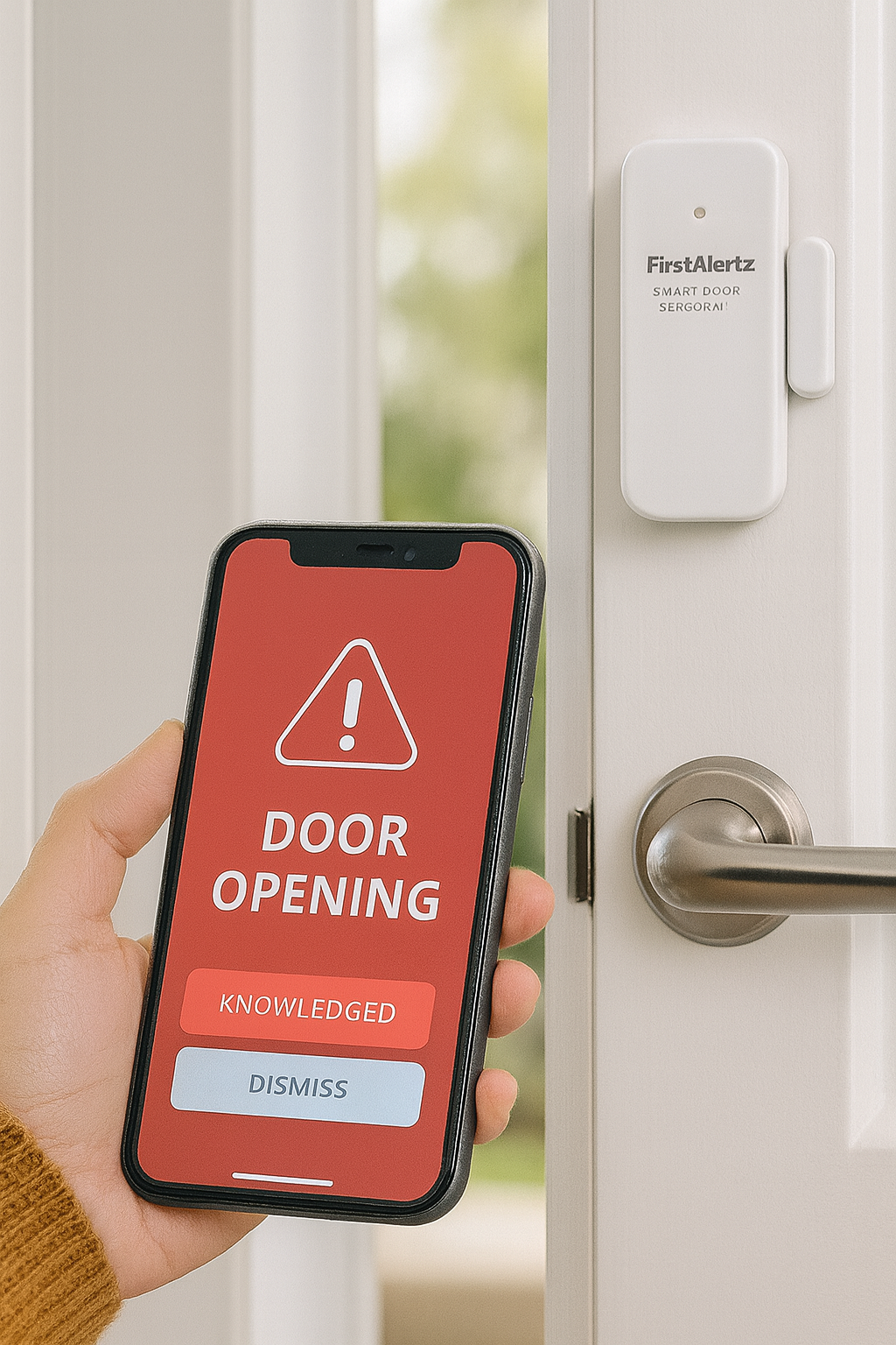FirstAlertz Smart Door Sensor Kit [MOCK UP]