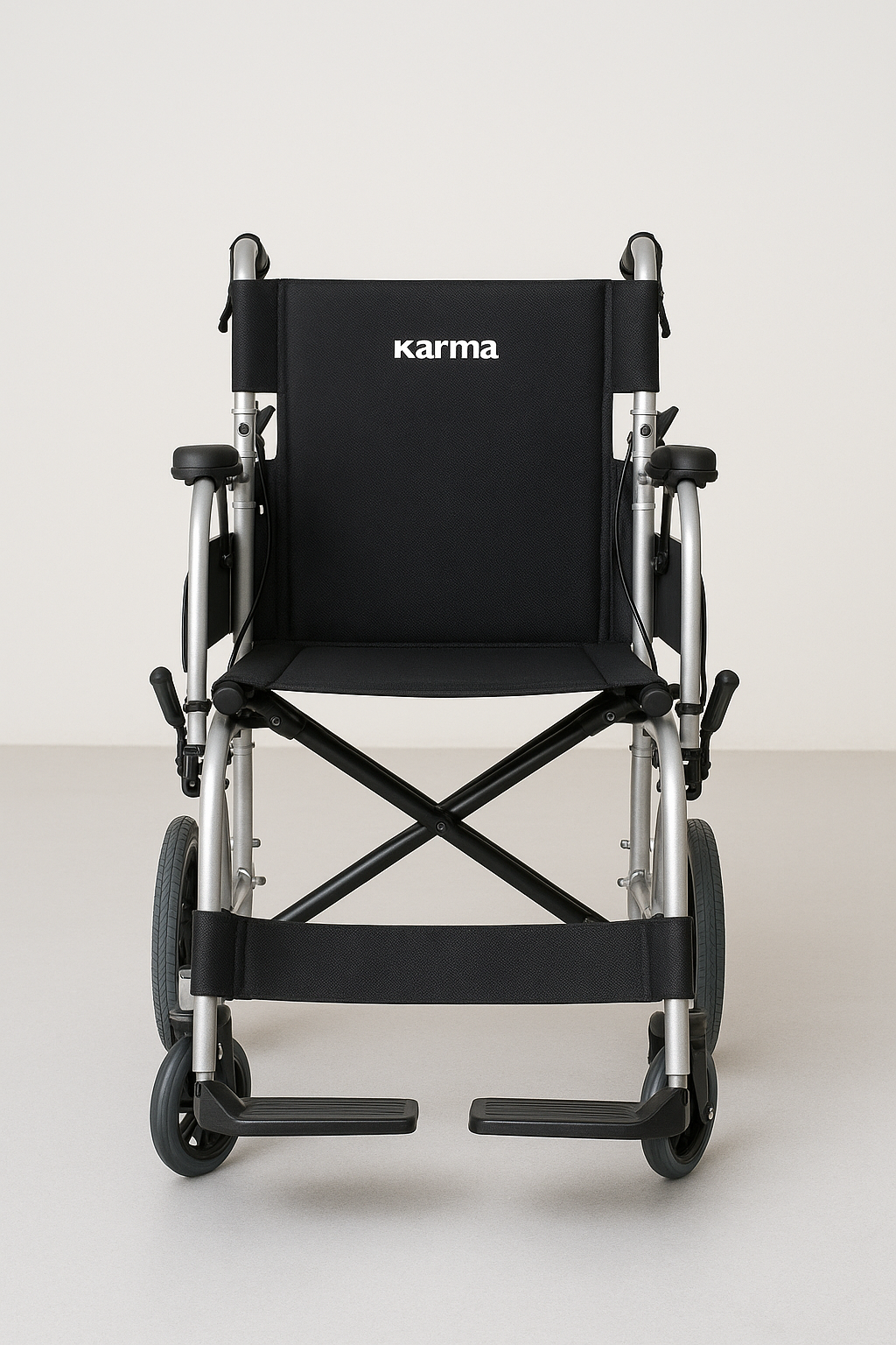 Karmax Transit Wheelchair with Hand Brakes – 16" Seat [MOCK UP]