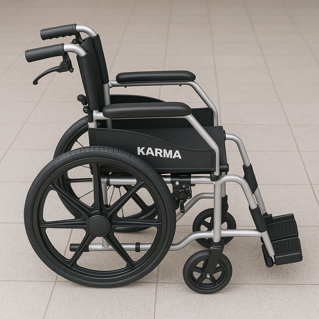 Karmax Transit Wheelchair with Hand Brakes – 16" Seat [MOCK UP]