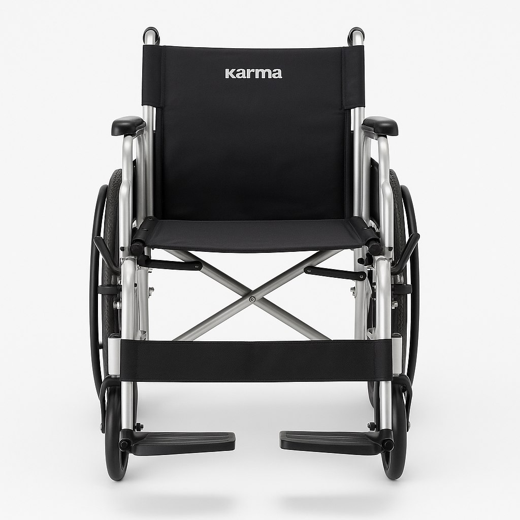 Karmax Foldable Lightweight Wheelchair – 18" Seat [MOCK UP]