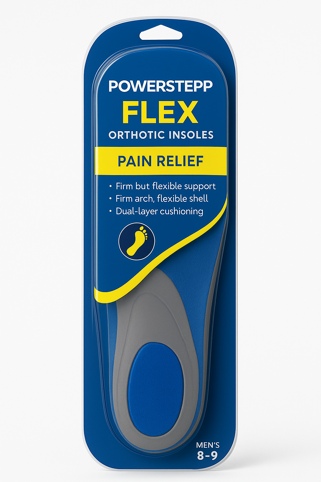 PowerStepp Flex Orthotic Insoles – Pain Relief [MOCK UP]