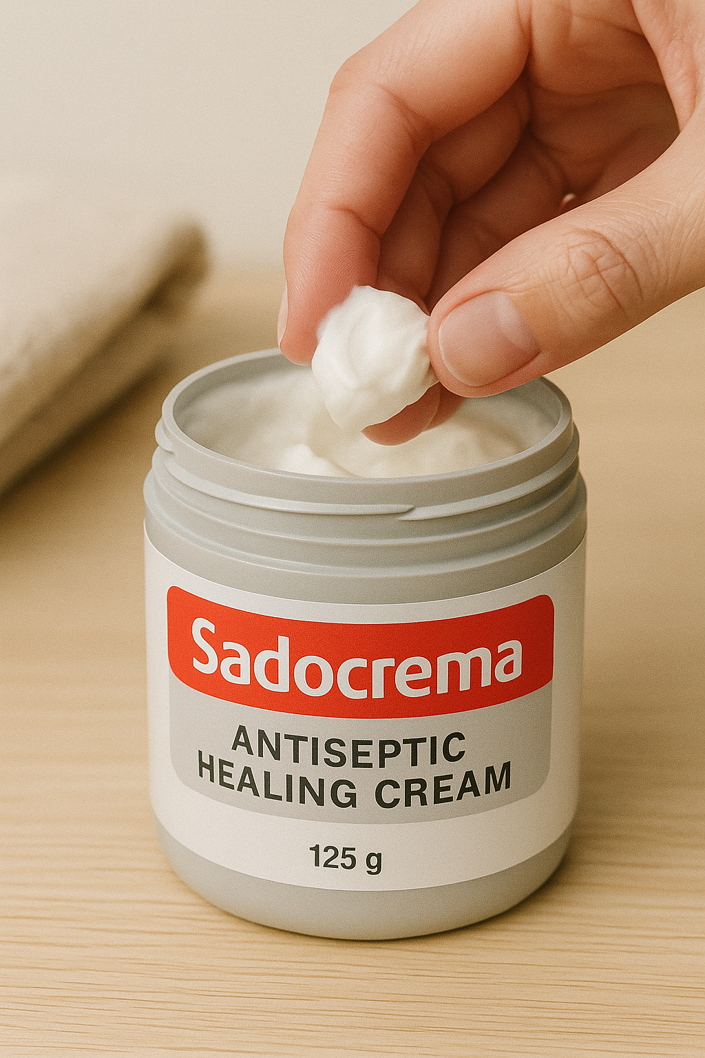 Sadocrema Antiseptic Healing Cream – 125g [MOCK UP]
