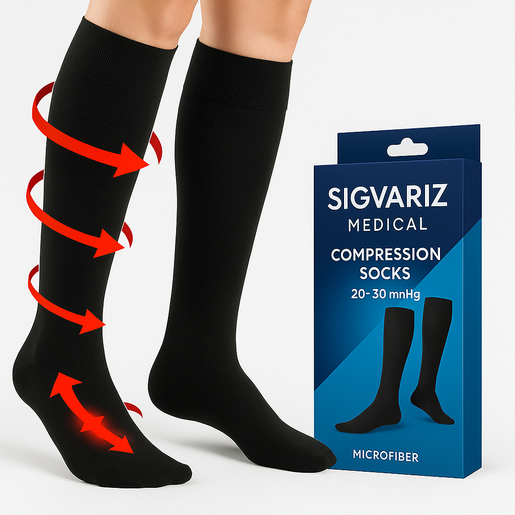 Sigvariz Medical Compression Socks – 20–30 mmHg [MOCK UP]