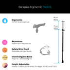 Agegracefully Ergonomic Smart Walking Stick Product Highlights