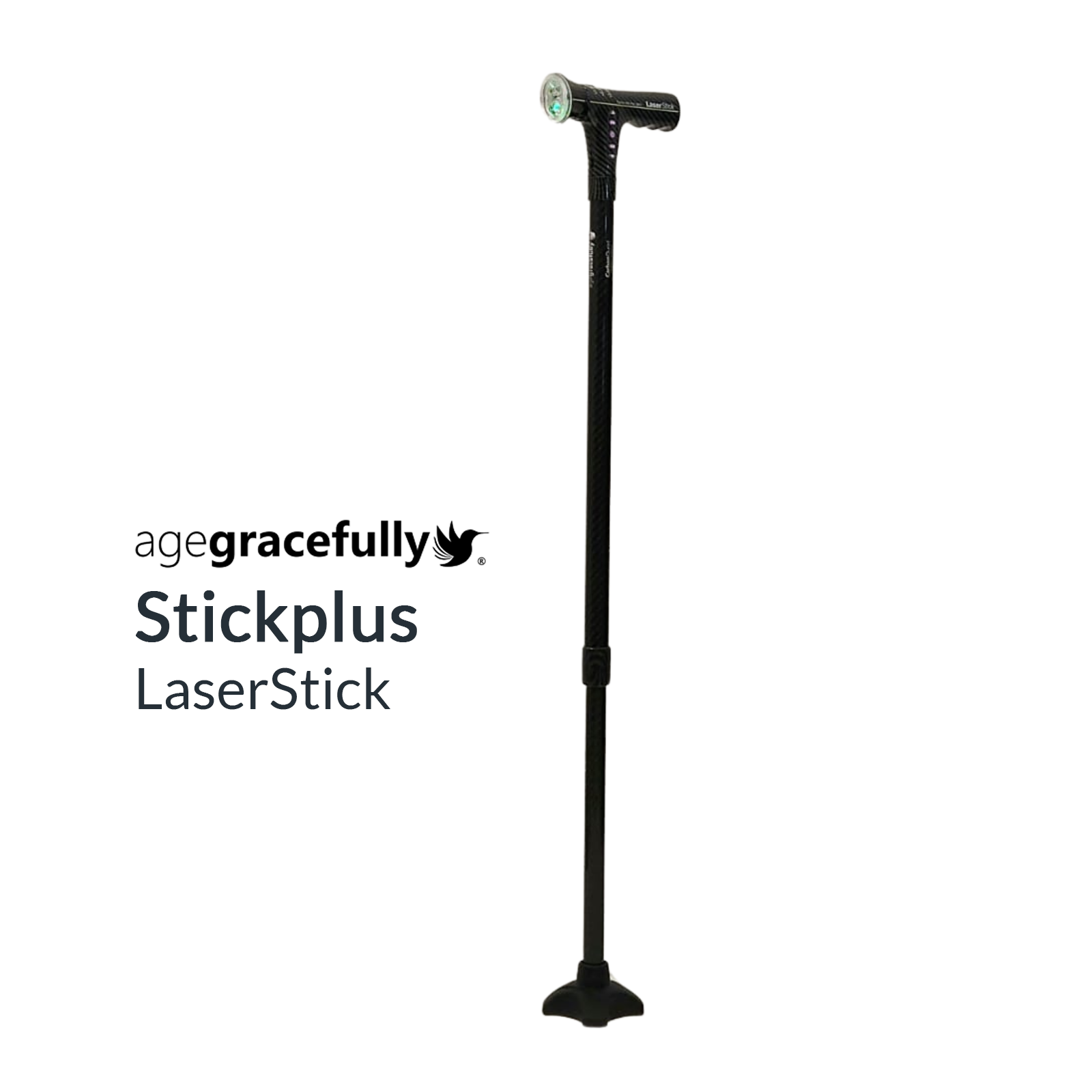 Agegracefully Stickplus LaserStick Smart Walking Stick Singapore
