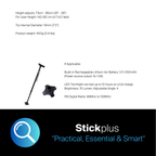 Agegracefully Stickplus MP3 Smart Walking Stick (WS05)