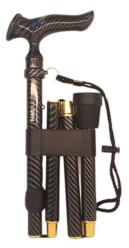 Agegracefully Foldplus Ergnomic Smart Walking Stick Singapore product fold view