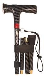 Agegracefully Foldplus Essential Smart Walking Stick Folded View 2