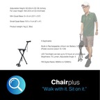 Agegracefully Chairplus Smart Walking Stick Singapore Product Specification