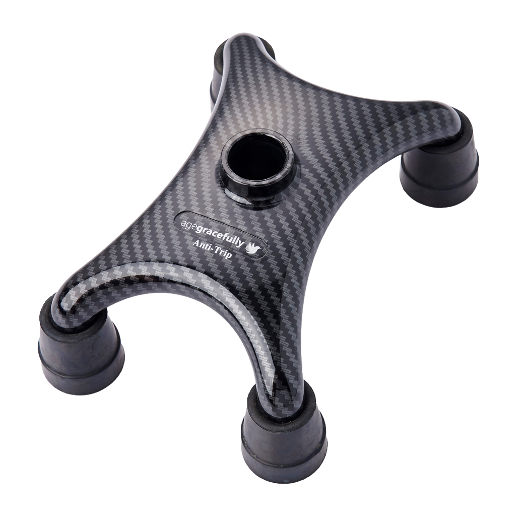 Agegracefully Small Quad Base for Smart Walking Stick