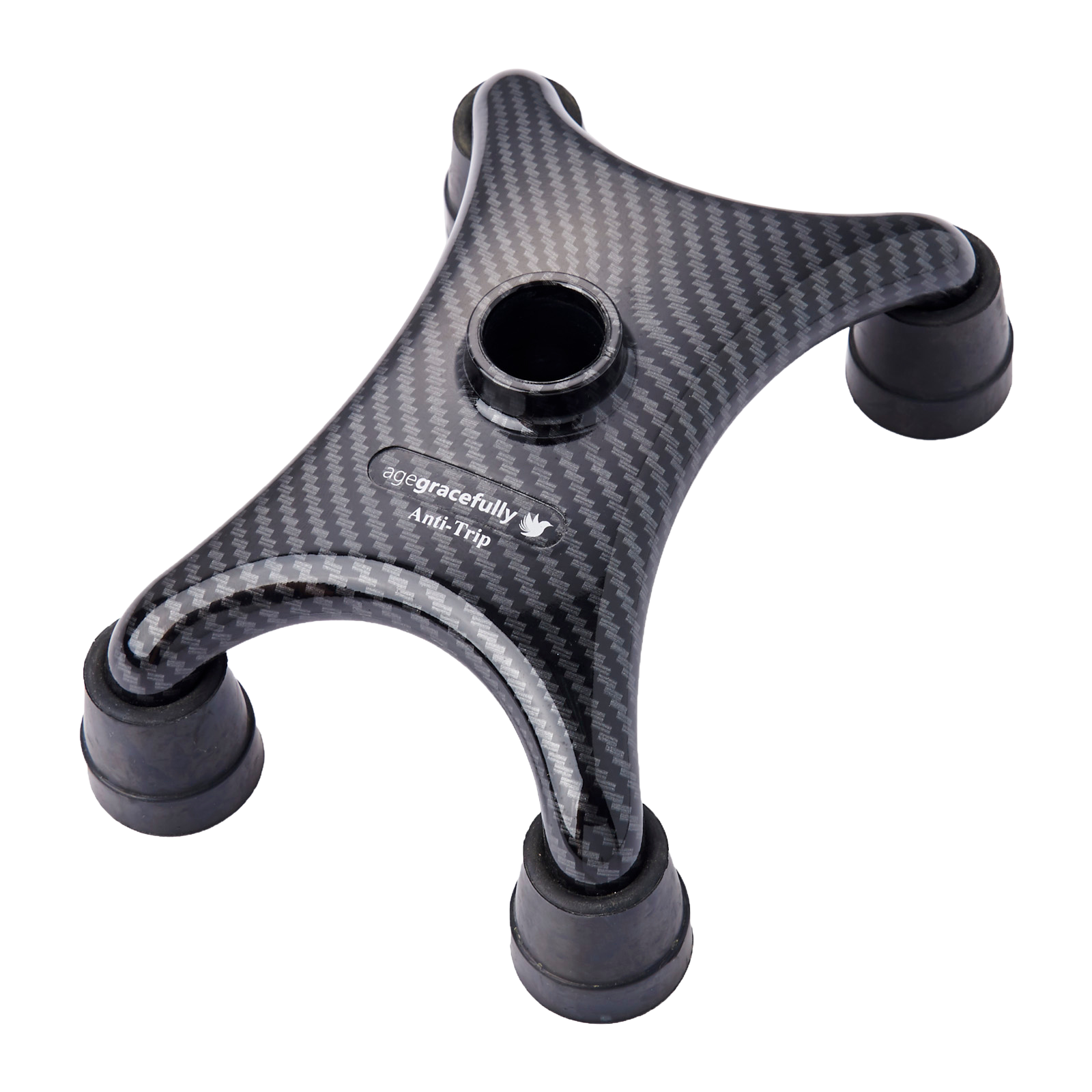 Agegracefully Small Quad Base for Smart Walking Stick