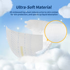 Woodswell adult tape diaper Ultra-soft material product with cloud background