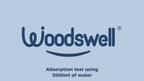 Woodswell Adult Tape Diaper Absorption Test using 3000ml of Water Video